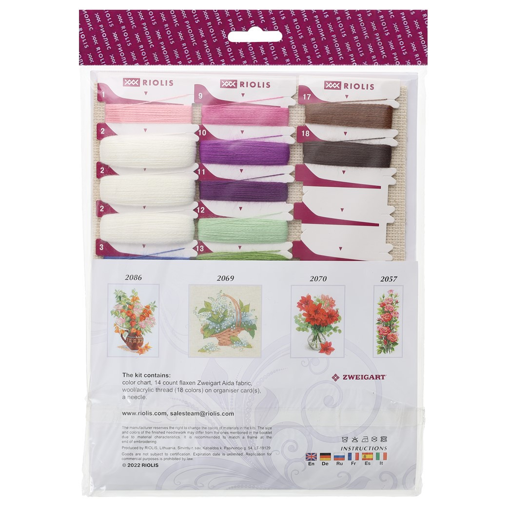 Riolis Cross Stitch Kit Umbrella Wreath